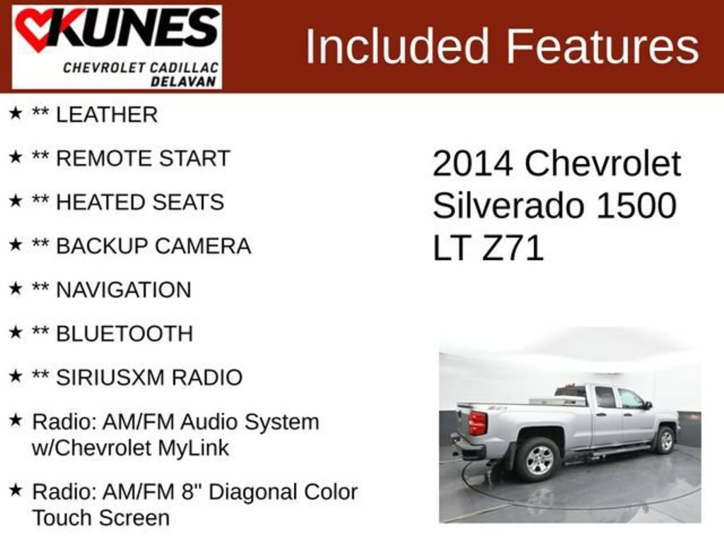 Used 2014 Chevrolet Silverado 1500 LT Truck