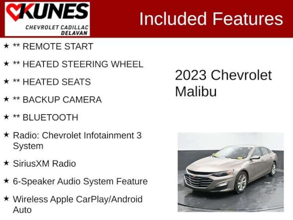 Used 2023 Chevrolet Malibu LT Car