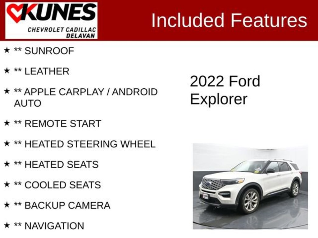 Used 2022 Ford Explorer Platinum