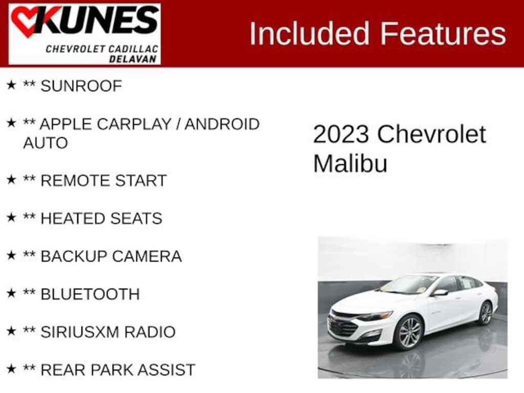 Used 2023 Chevrolet Malibu LT Car