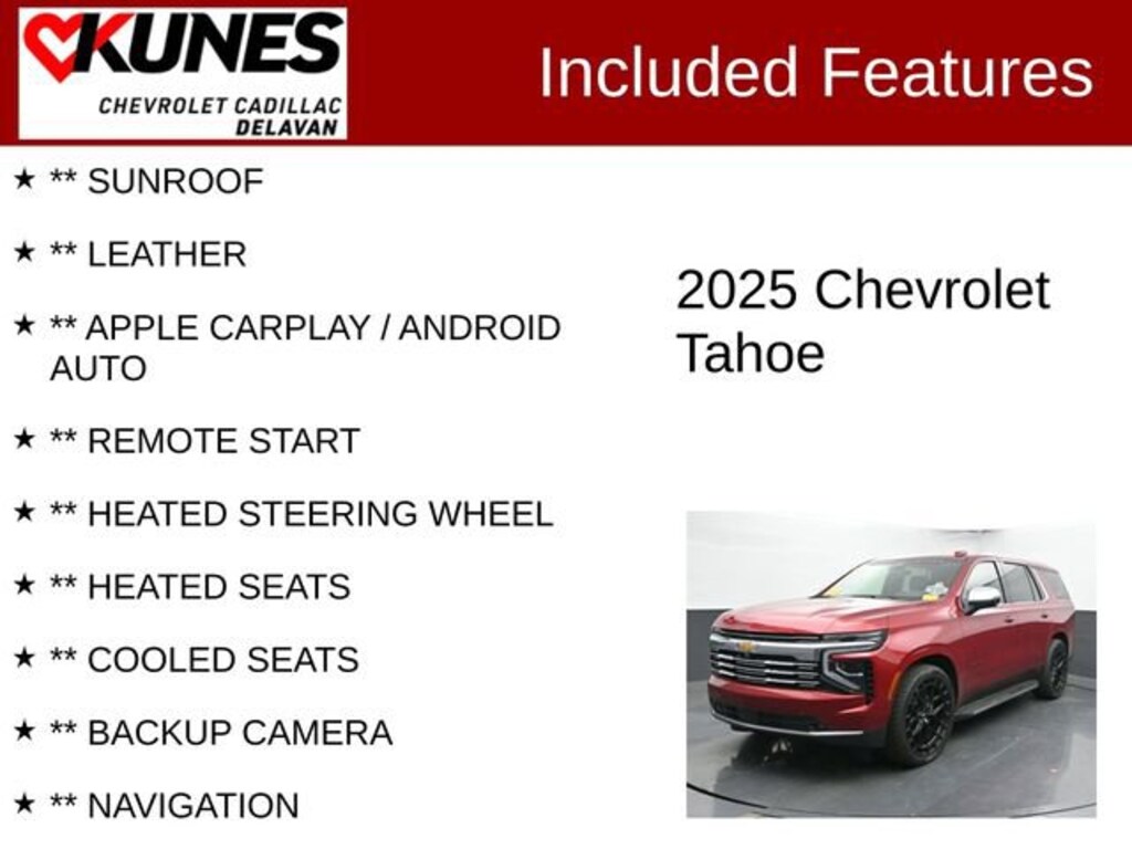 Used 2025 Chevrolet Tahoe Premier SUV