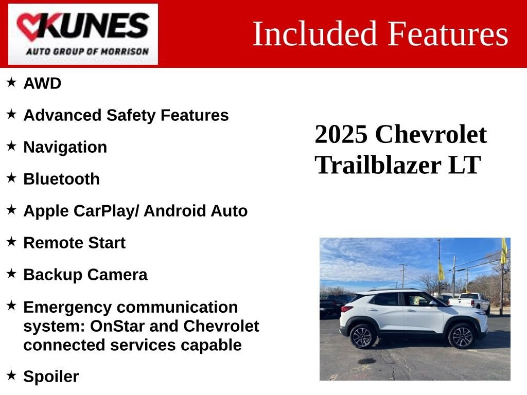 Used 2025 Chevrolet Trailblazer LT SUV
