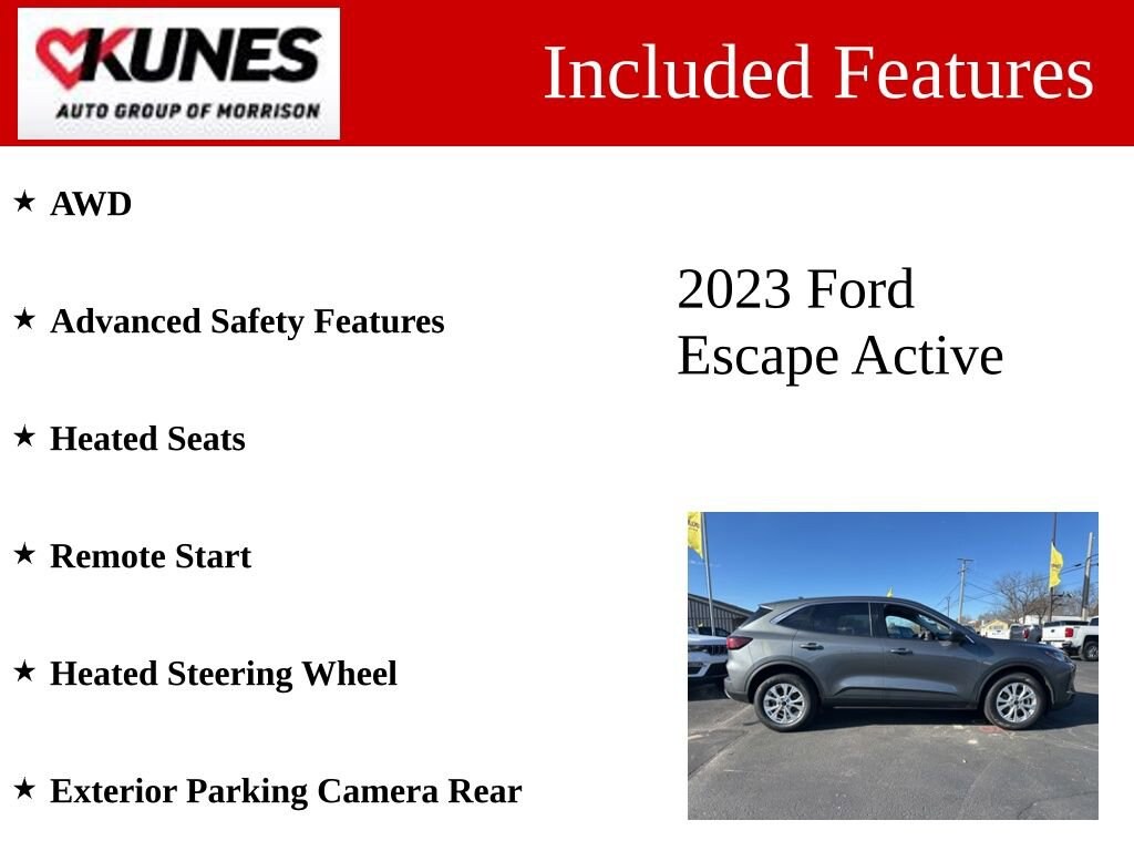 Used 2023 Ford Escape Active