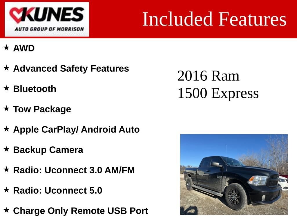 Used 2016 Ram 1500 Express