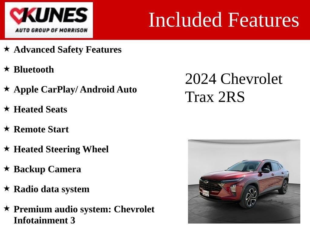 Used 2024 Chevrolet Trax 2RS SUV