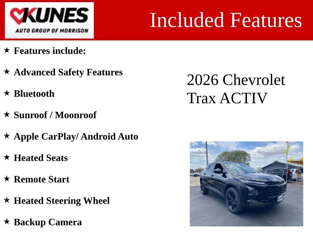 New 2026 Chevrolet Trax Activ SUV