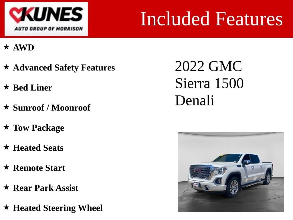 Used 2022 GMC Sierra 1500 Limited Denali Truck