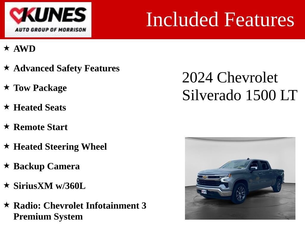 Used 2024 Chevrolet Silverado 1500 LT (2FL) Truck