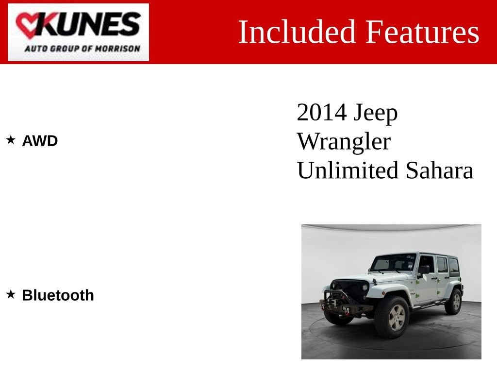 Used 2014 Jeep Wrangler Unlimited Sahara