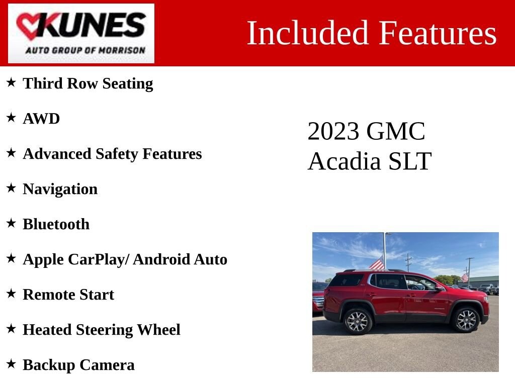 Used 2023 GMC Acadia SLT SUV