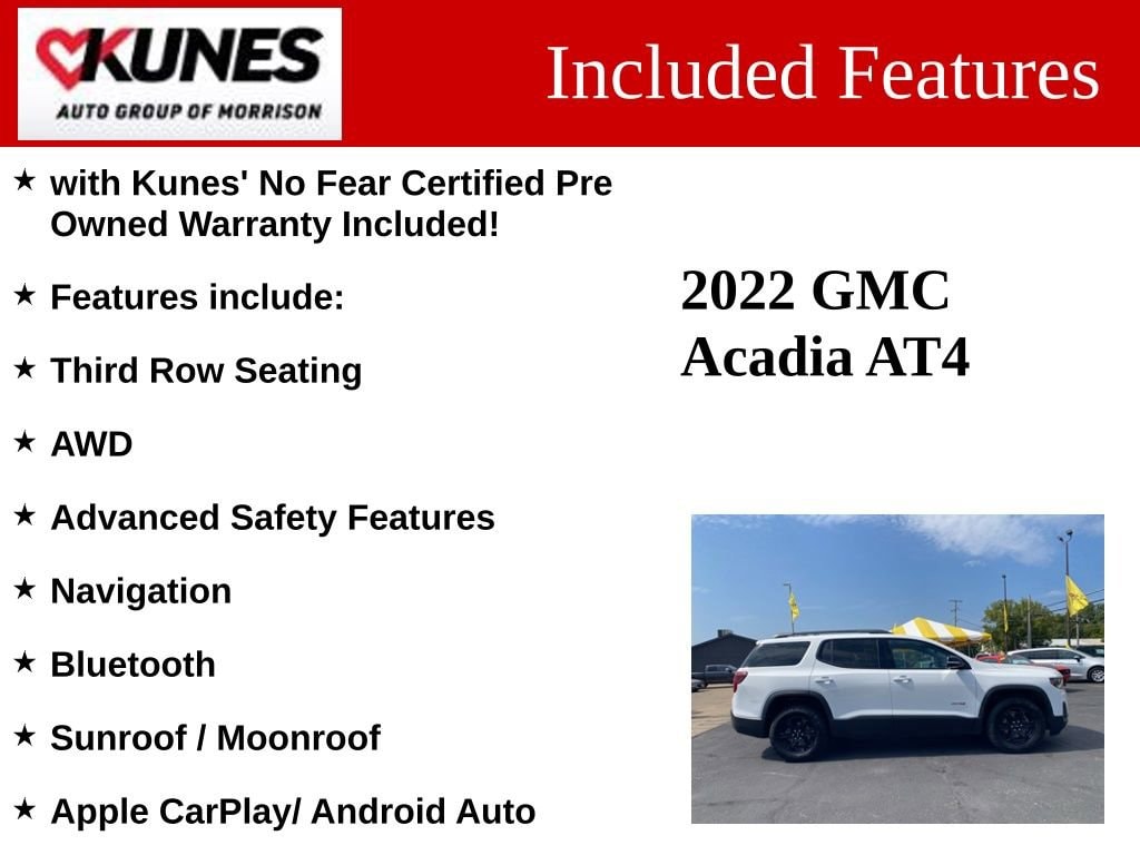 Used 2022 GMC Acadia AT4 SUV