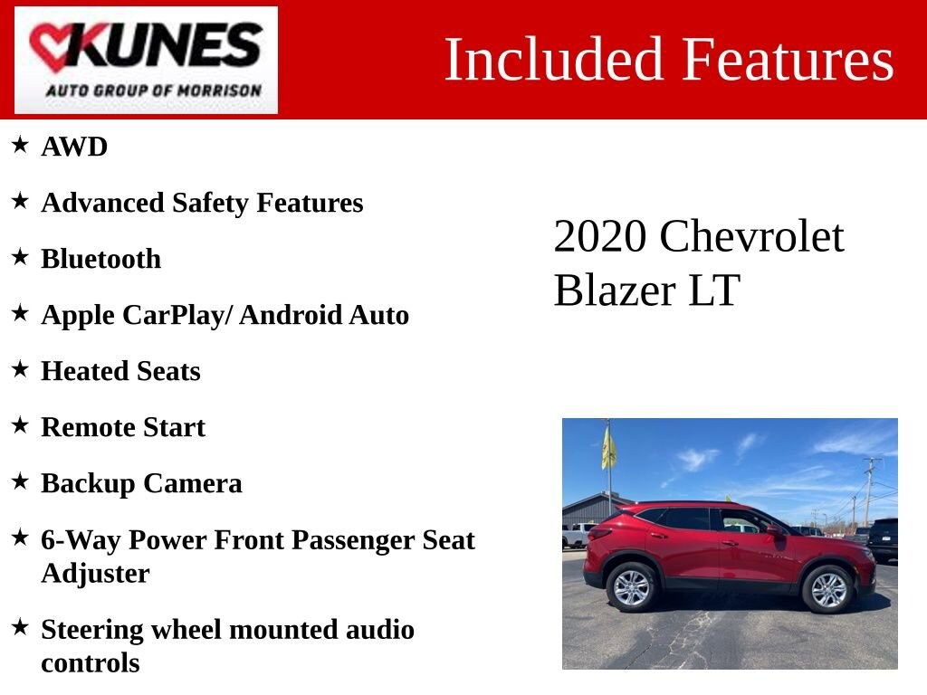 Used 2020 Chevrolet Blazer LT SUV