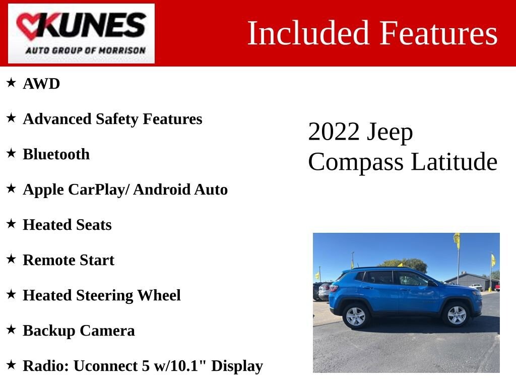Used 2022 Jeep Compass Latitude