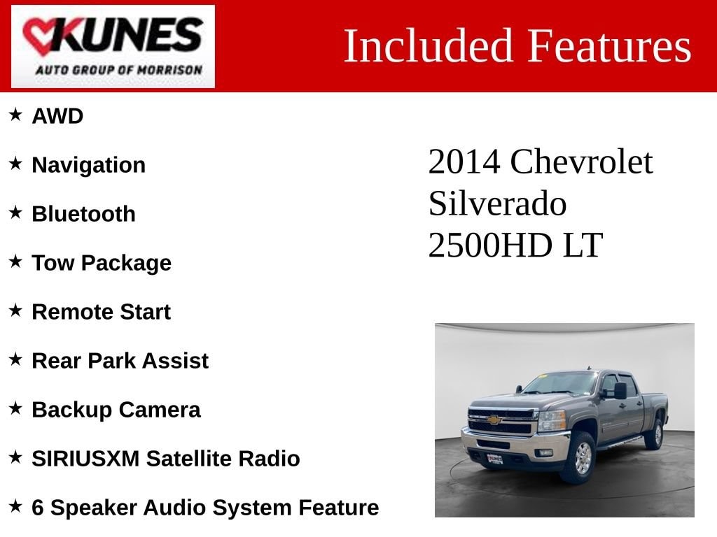Used 2014 Chevrolet Silverado 2500 HD LT Truck