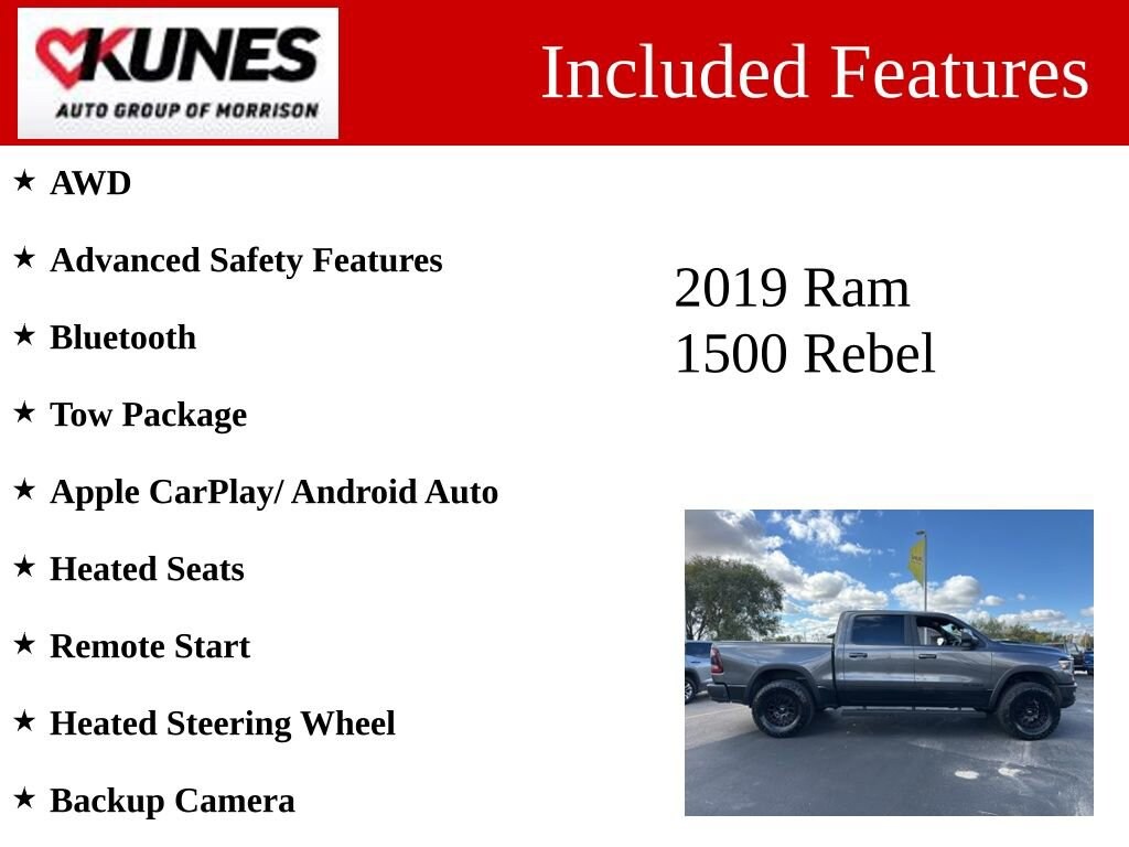 Used 2019 Ram 1500 Rebel