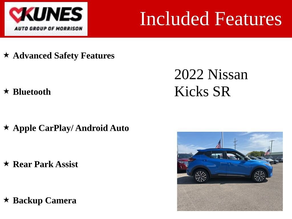 Used 2022 Nissan Kicks SR