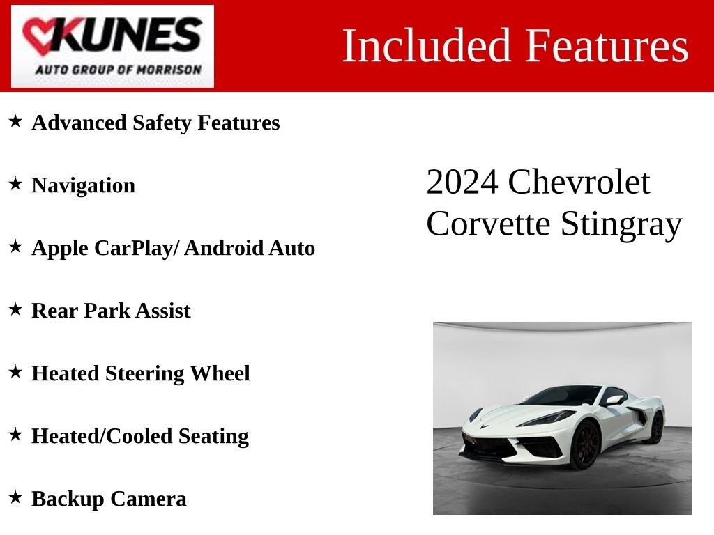 Used 2024 Chevrolet Corvette Stingray 3LT Coupe