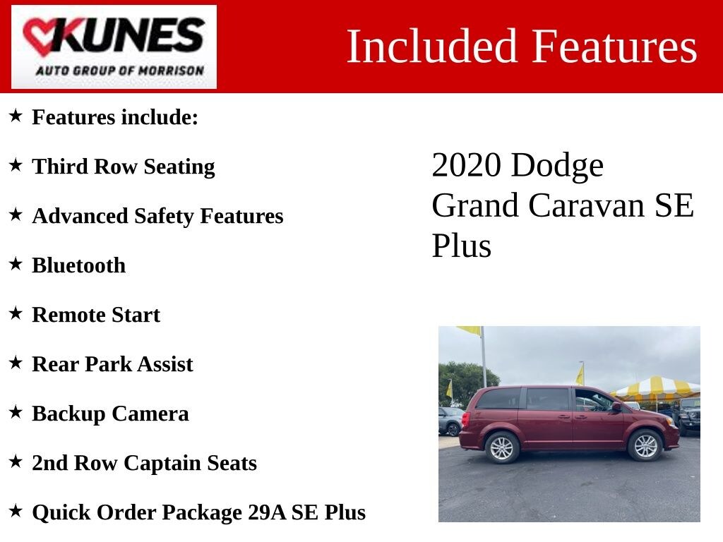 Used 2020 Dodge Grand Caravan SE Minivan/Van
