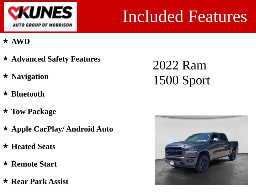 Used 2022 Ram 1500 Sport Truck