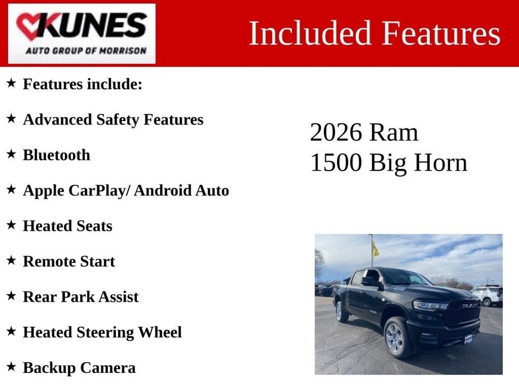 New 2026 Ram 1500 Big Horn/Lone Star Pickup
