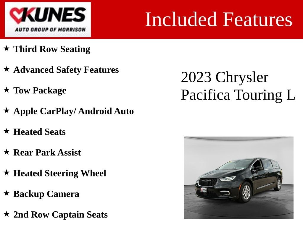 Used 2023 Chrysler Pacifica Touring L Minivan/Van