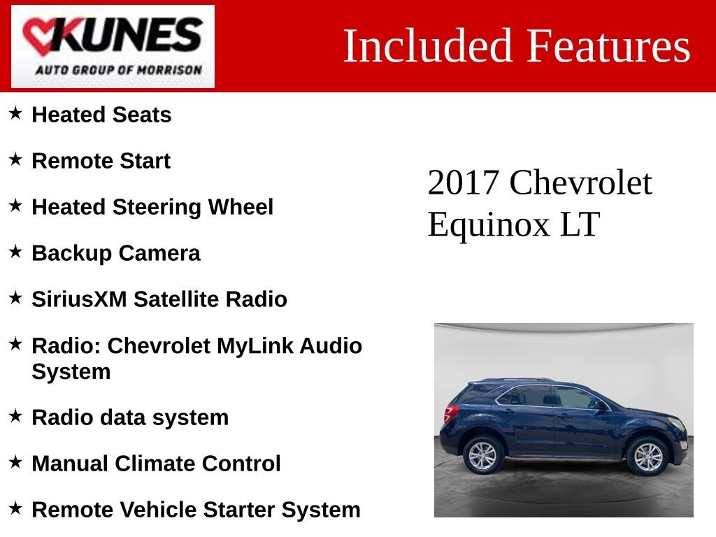 Used 2017 Chevrolet Equinox LT SUV