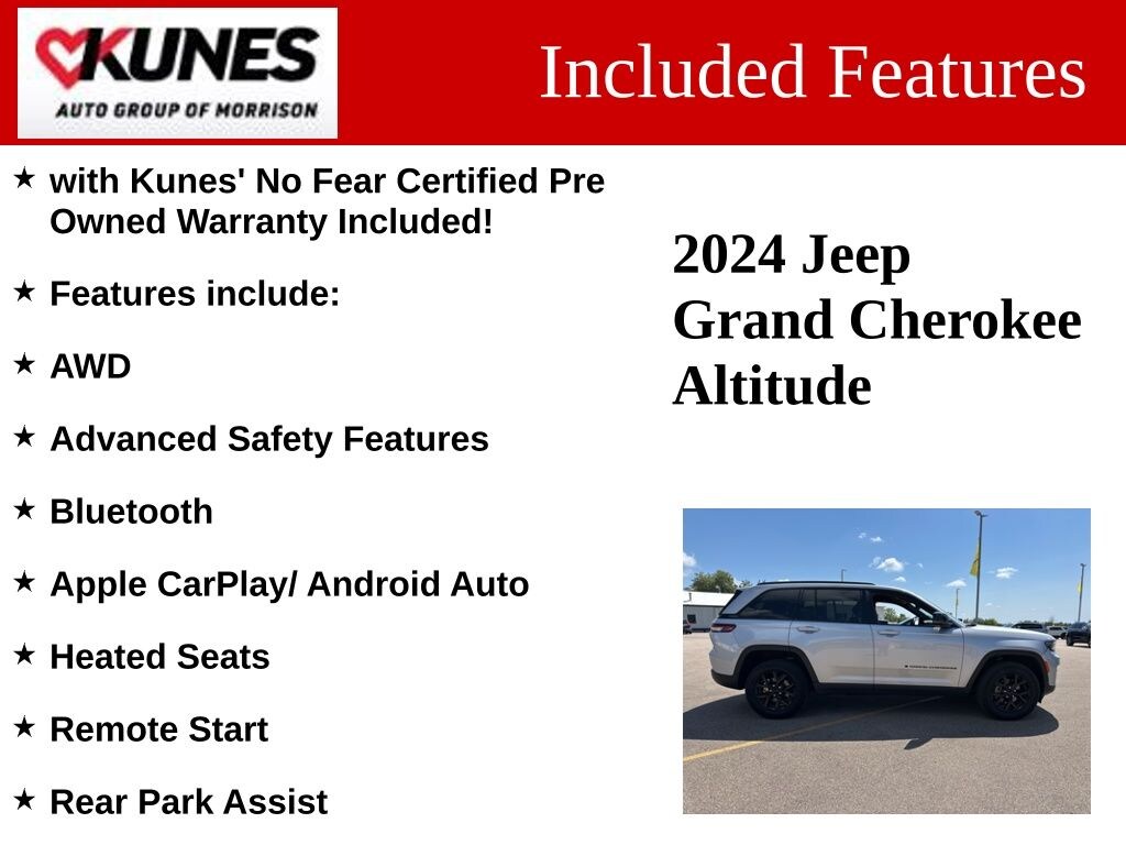 Used 2024 Jeep Grand Cherokee Altitude X SUV