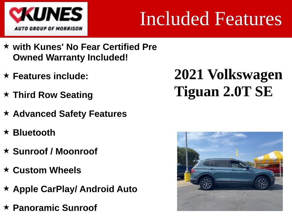 Used 2021 Volkswagen Tiguan 2.0T SE SUV