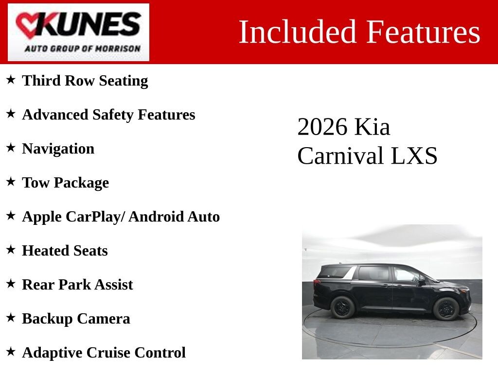 Used 2026 Kia Carnival LXS Minivan/Van