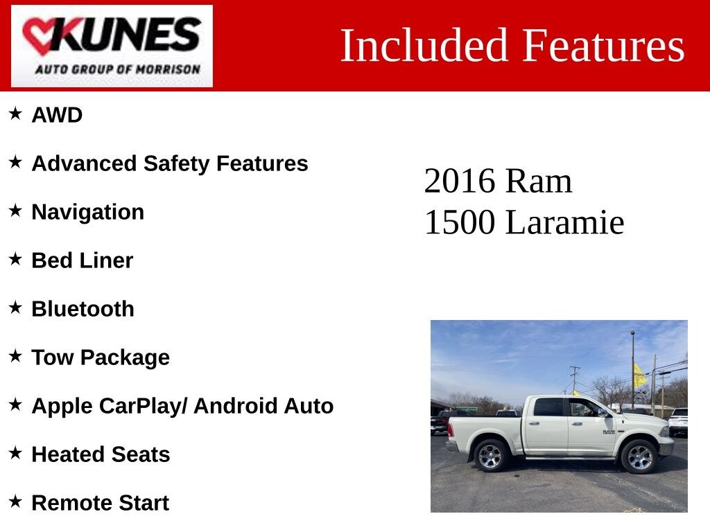 Used 2016 Ram 1500 Laramie Truck