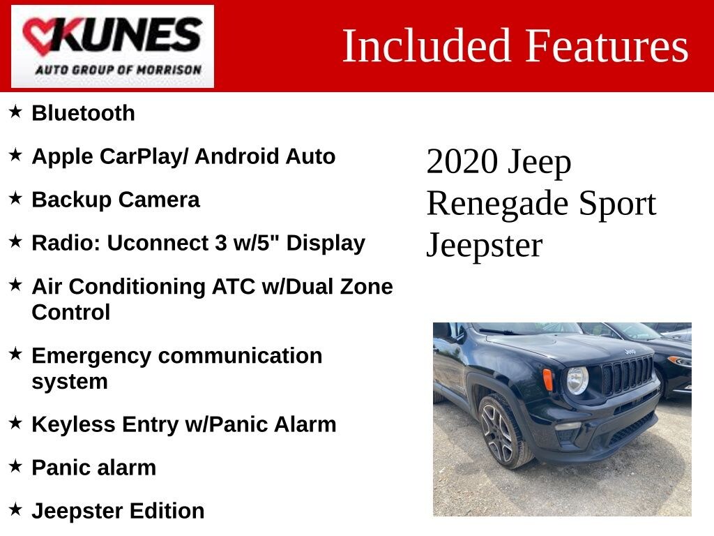 Used 2020 Jeep Renegade Sport SUV