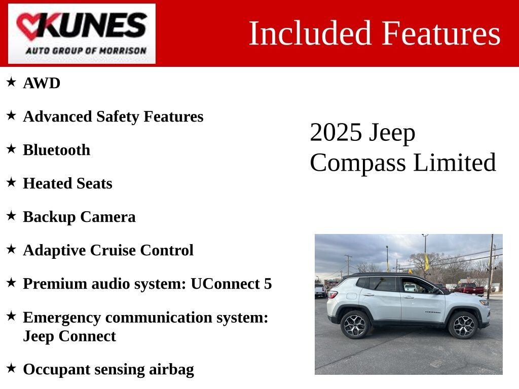 Used 2025 Jeep Compass Limited SUV