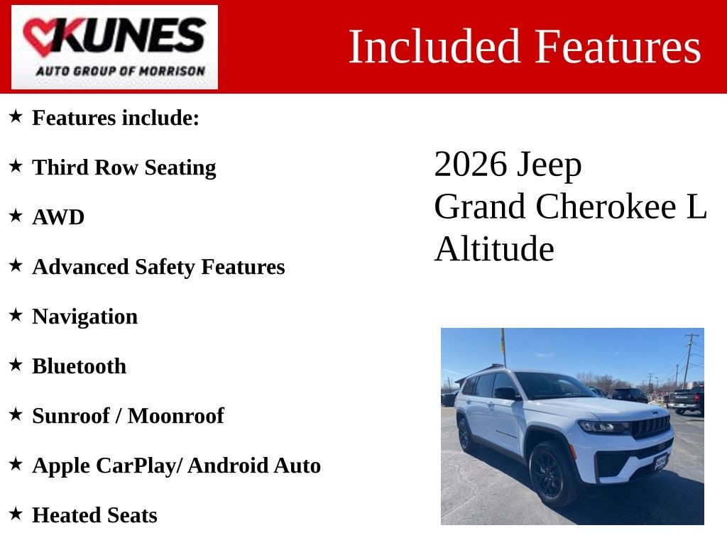 New 2026 Jeep Grand Cherokee Laredo Sport Utility