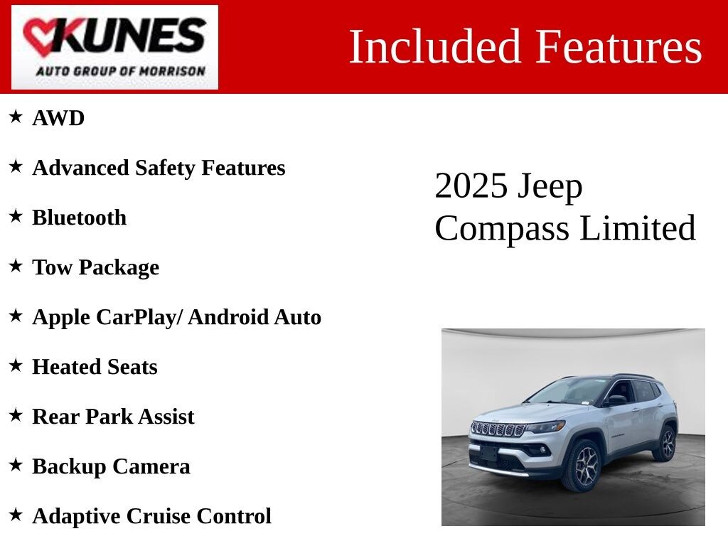 Used 2025 Jeep Compass Limited SUV