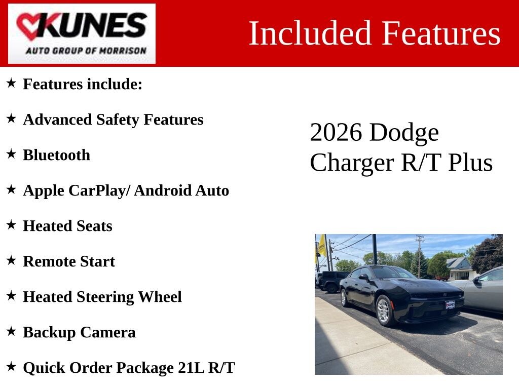 New 2026 Dodge Charger R/T Sedan