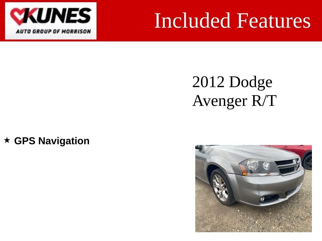 Used 2012 Dodge Avenger R/T Sedan
