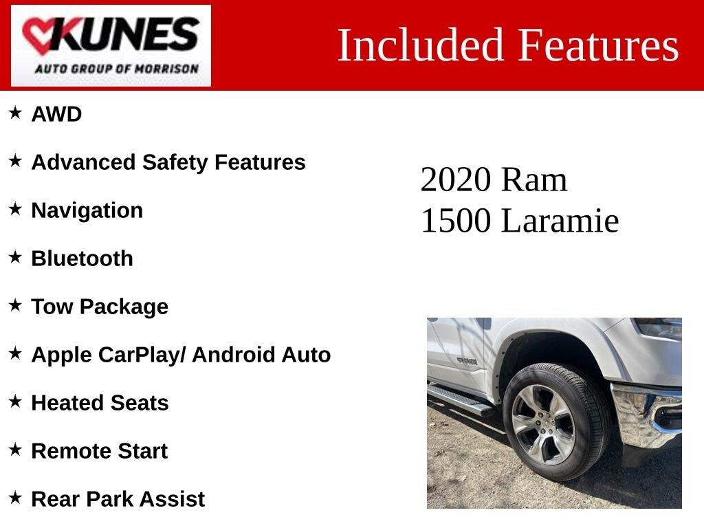 Used 2020 Ram 1500 Laramie Truck