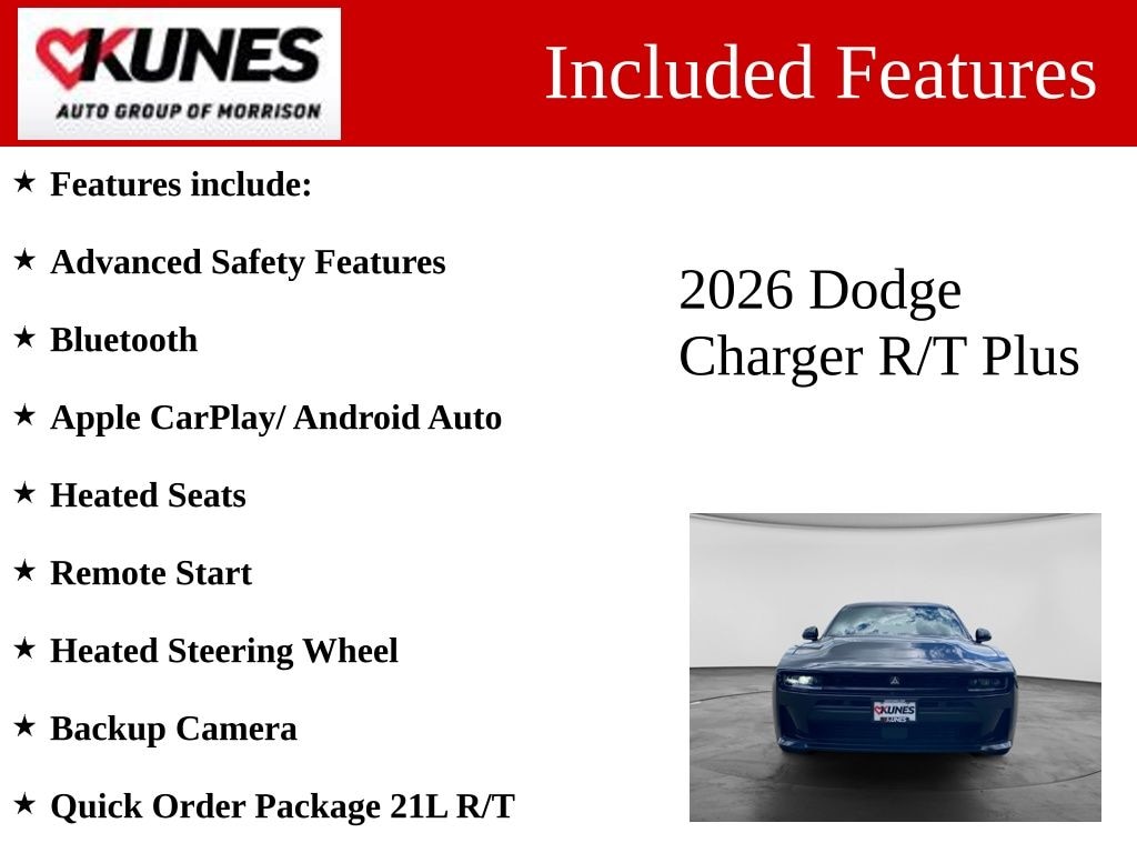 New 2026 Dodge Charger R/T Sedan
