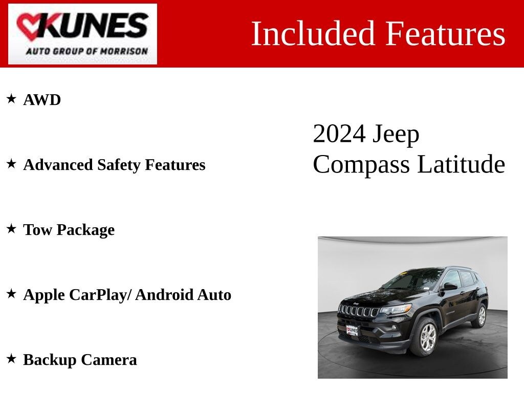 Used 2024 Jeep Compass Latitude SUV