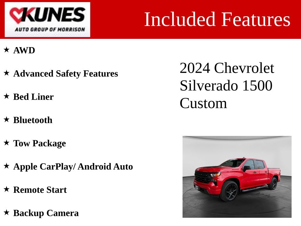 2024 Chevrolet Silverado 1500 Custom - Photo 3