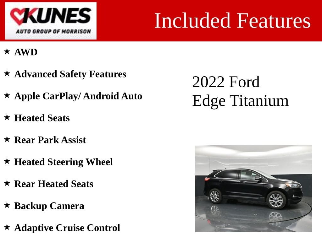 Used 2022 Ford Edge Titanium SUV