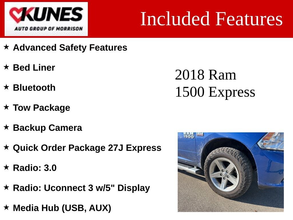 Used 2018 Ram 1500 Express Truck