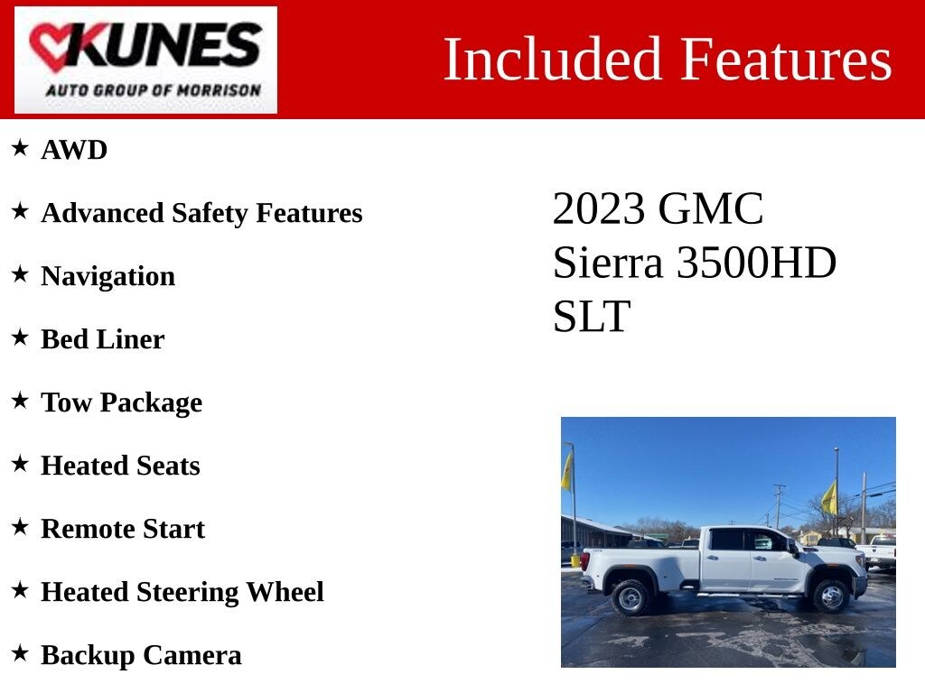 Used 2023 GMC Sierra 3500HD SLT Truck