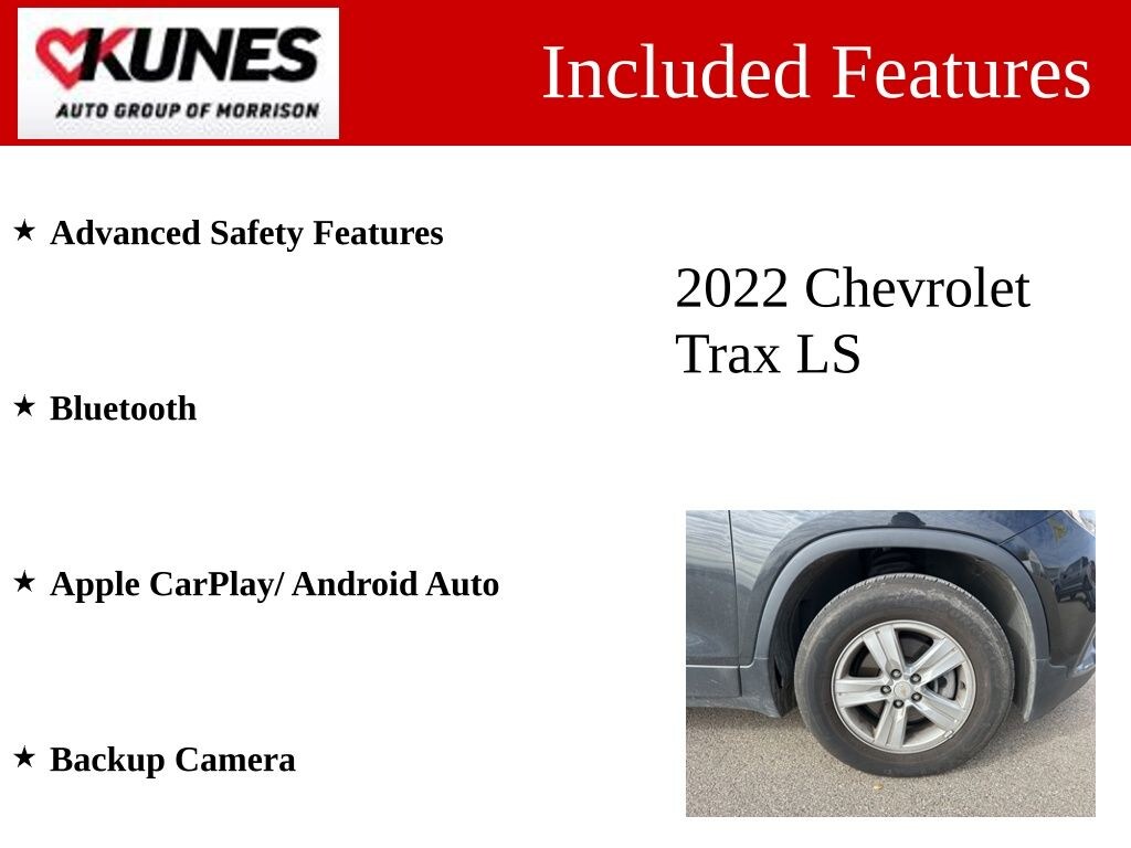 Used 2022 Chevrolet Trax LS SUV