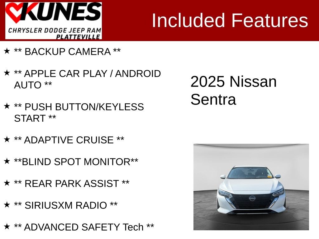 Used 2025 Nissan Sentra SV Sedan