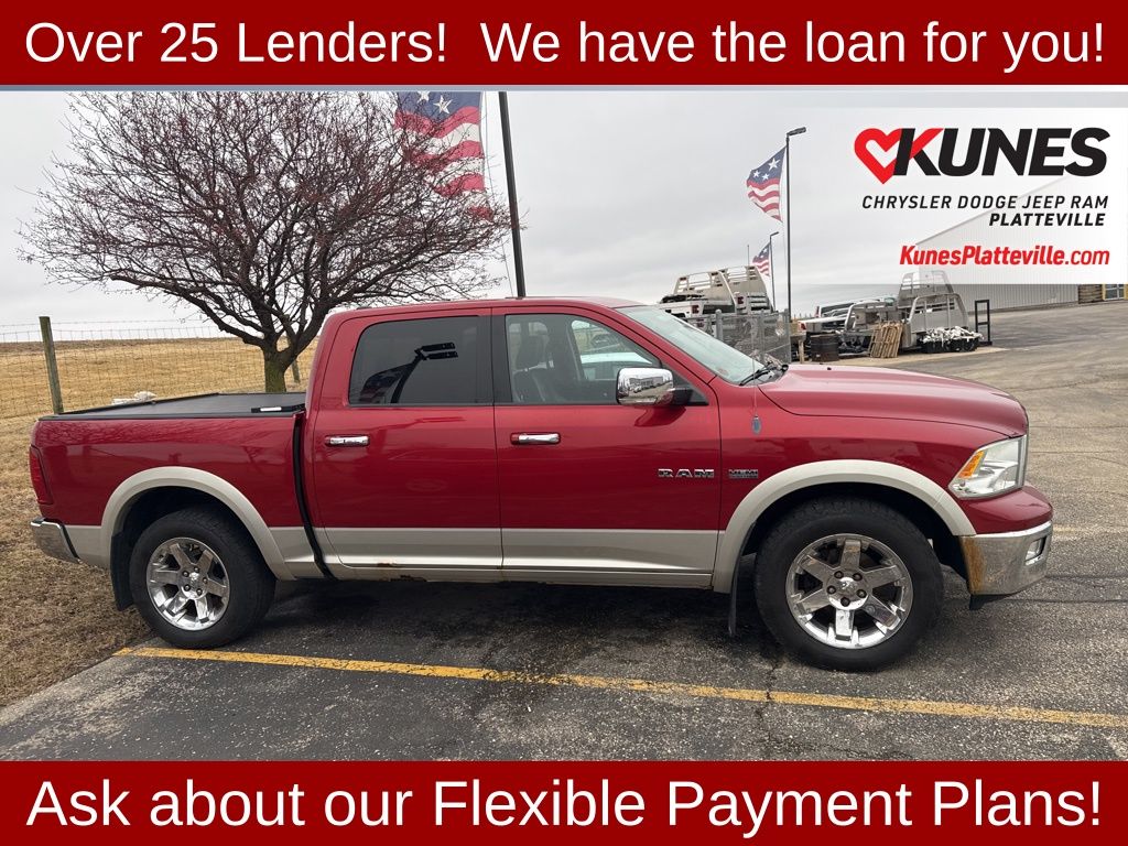 Used 2010 RAM Ram 1500 Pickup Laramie with VIN 1D7RV1CT3AS255712 for sale in Platteville, WI
