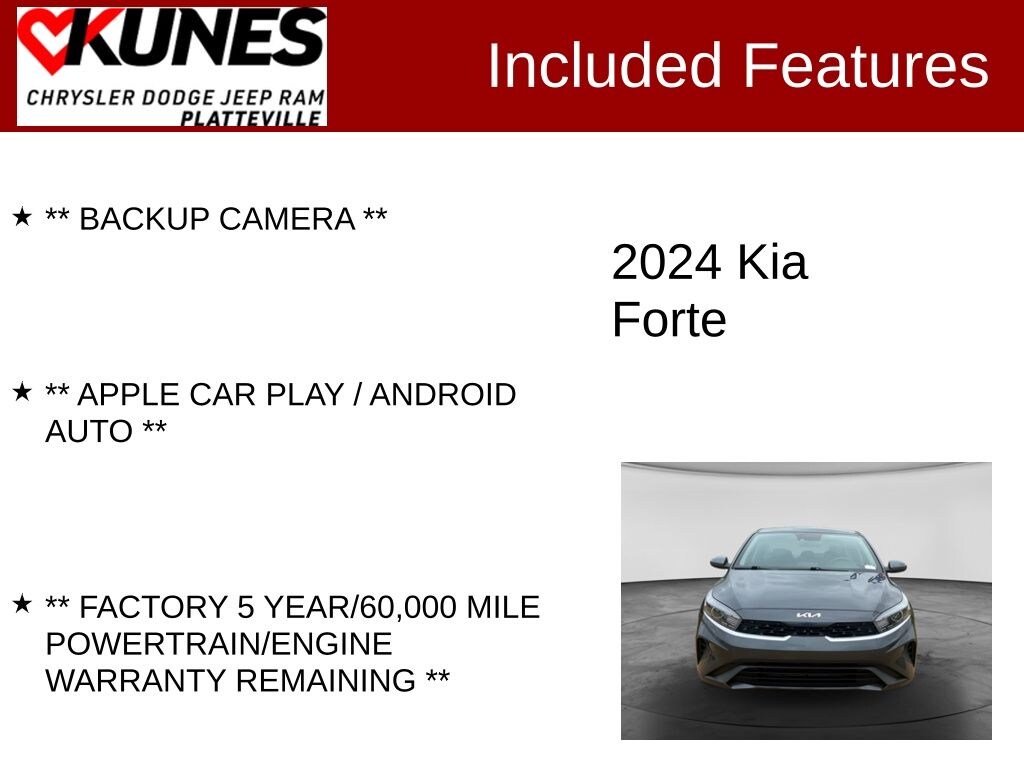 Used 2024 Kia Forte LXS Sedan