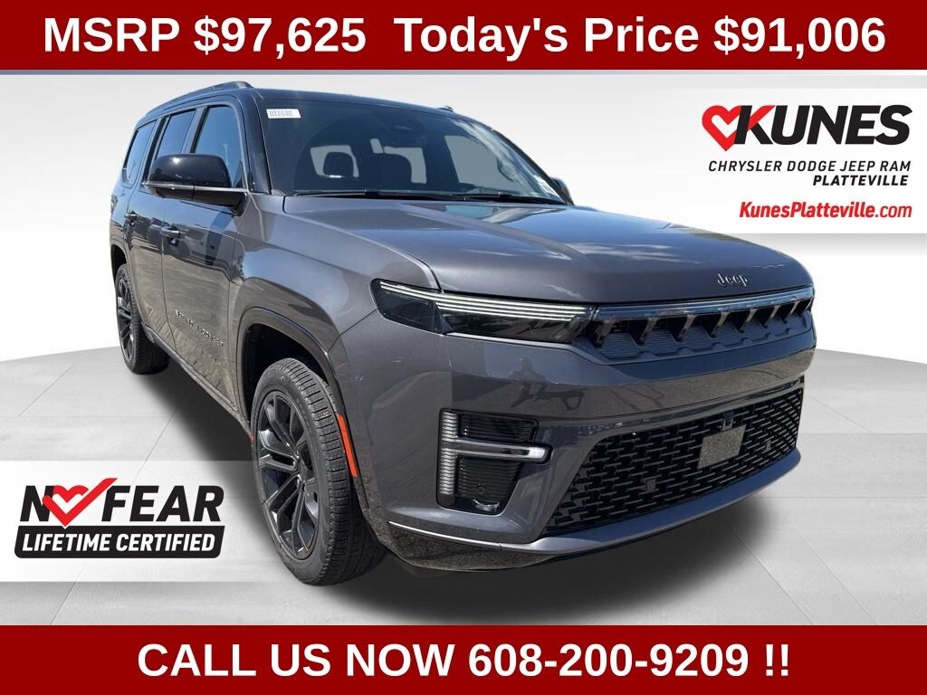 New 2026 Jeep Grand Wagoneer Summit Obsidian Sport Utility