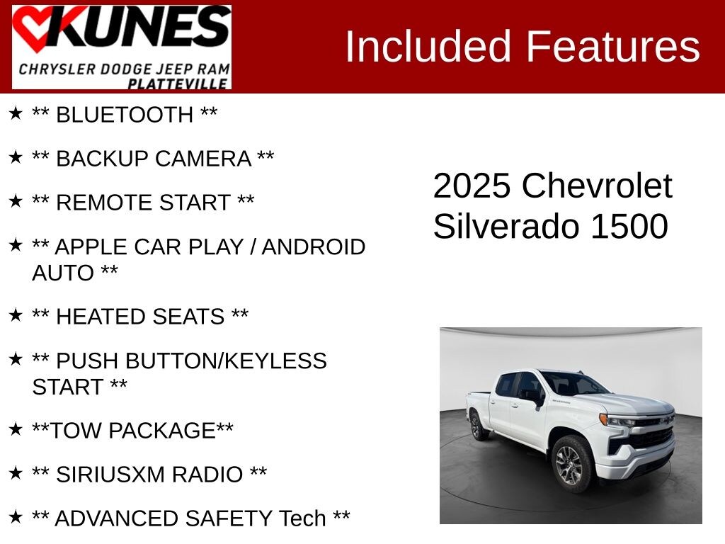 Used 2025 Chevrolet Silverado 1500 RST Truck