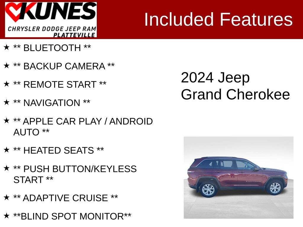Used 2024 Jeep Grand Cherokee Limited SUV